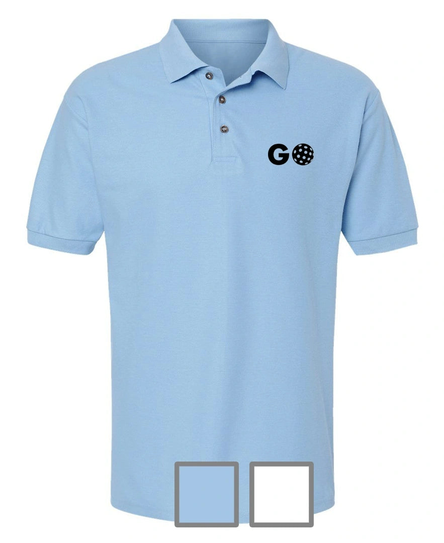 PICKLEBALL Pique Polo (Choose your color) Go Maniac