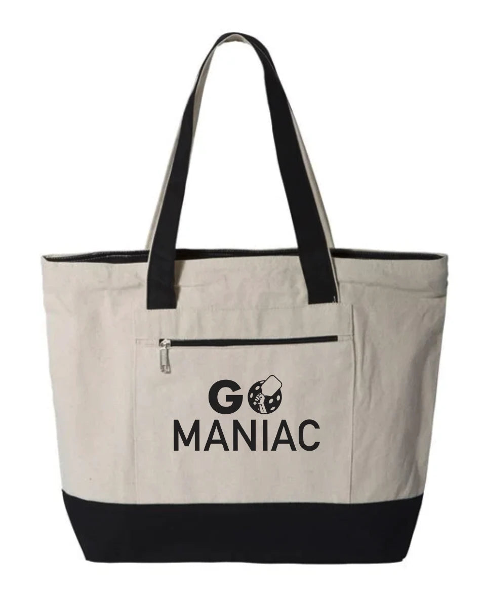 Go Maniac Tote Bag – Heavy Canvas