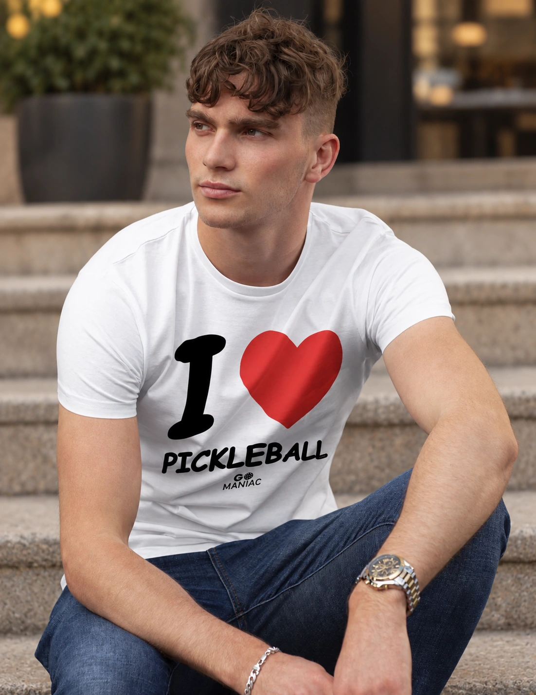 I Love Pickleball — finished mockup