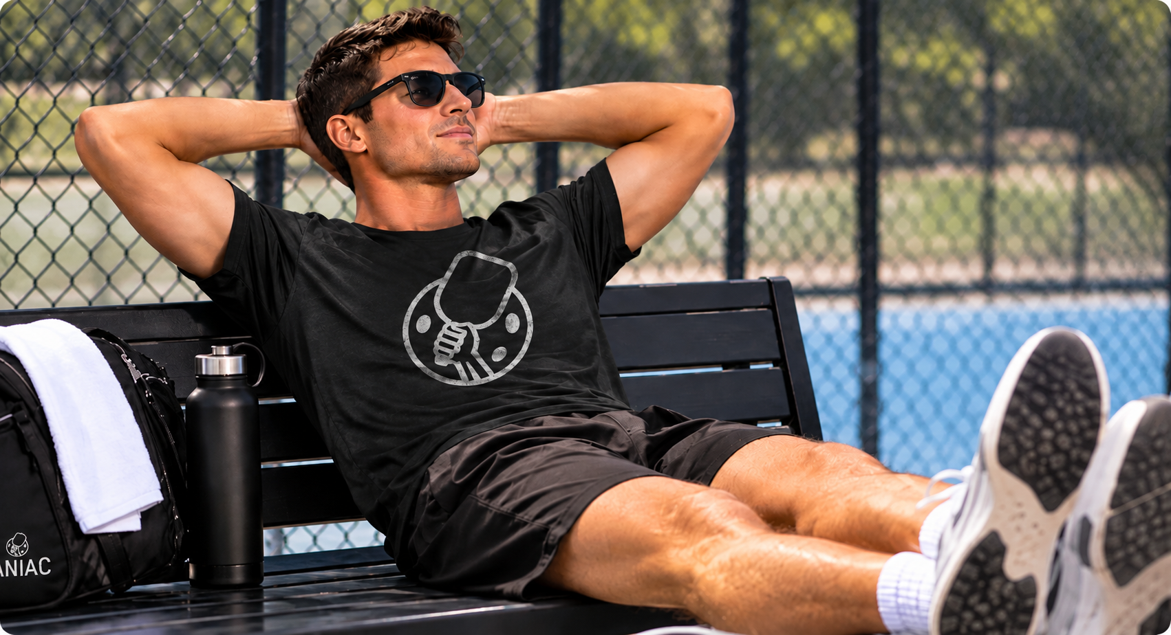 Go Maniac pickleball player in action