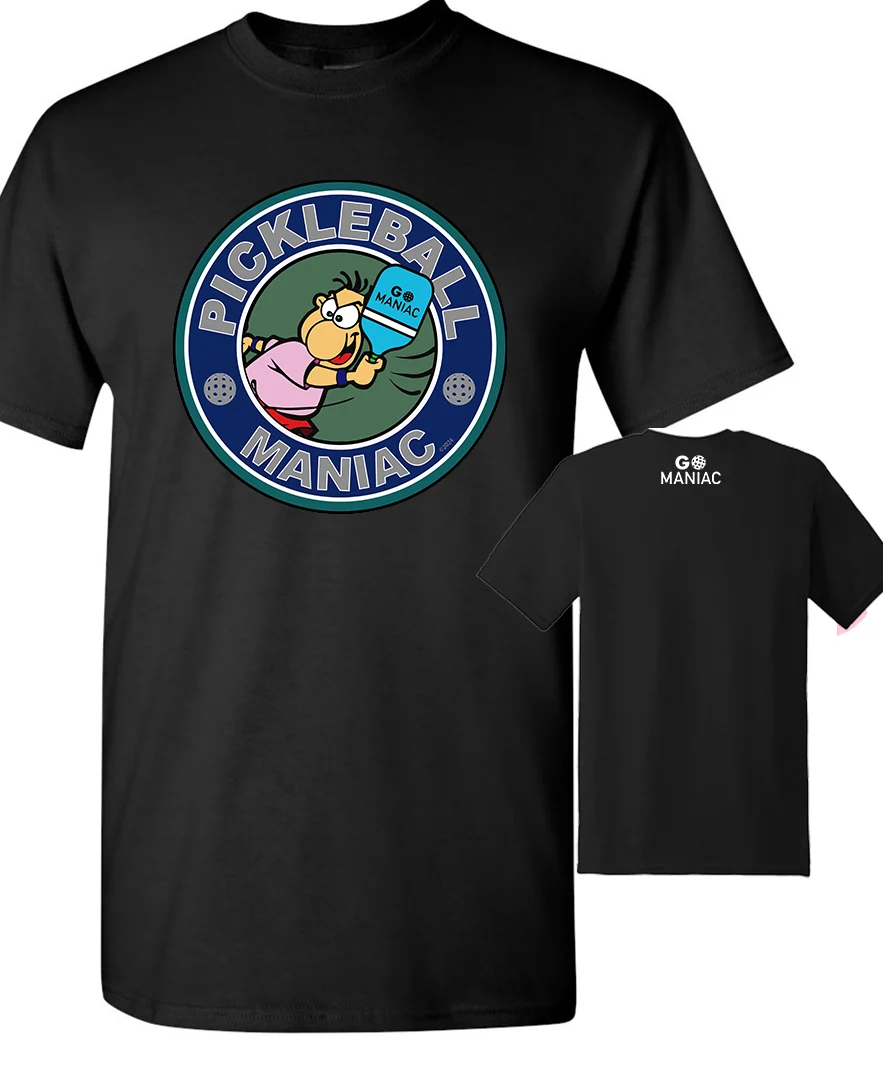Go Maniac Black Tee